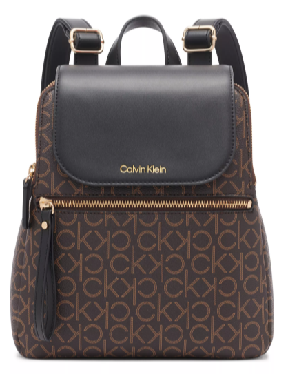stylish Calvin Klein backpack with a repeating logo screenshot 2026 06 22 193937