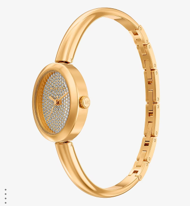 Petite Maude Gold-Tone Bangle Watch