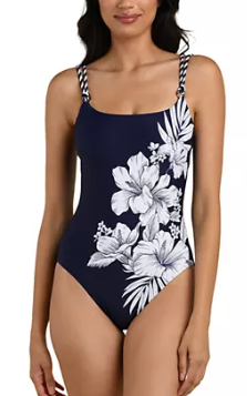 La Blanca Mariner Lingerie One Piece Swimsuit