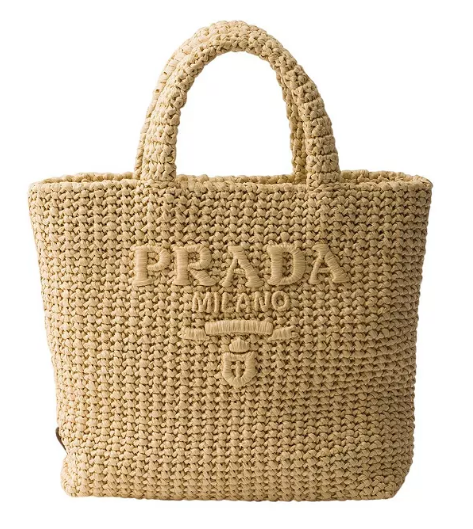Prada Small Crochet Tote Bag