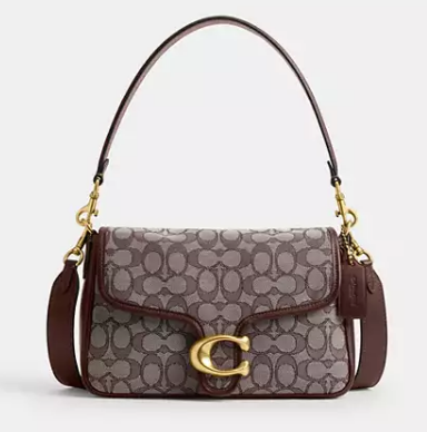 Soft Tabby Shoulder Bag In Signature Jacquard