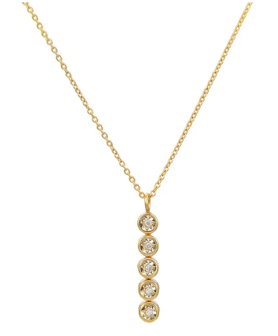 Eternal Light Diamond 14kt Gold Necklace